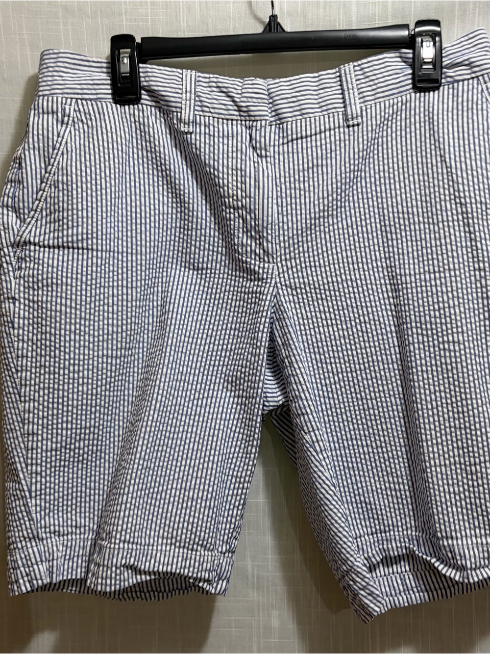L.L.Bean seersucker shorts 12
